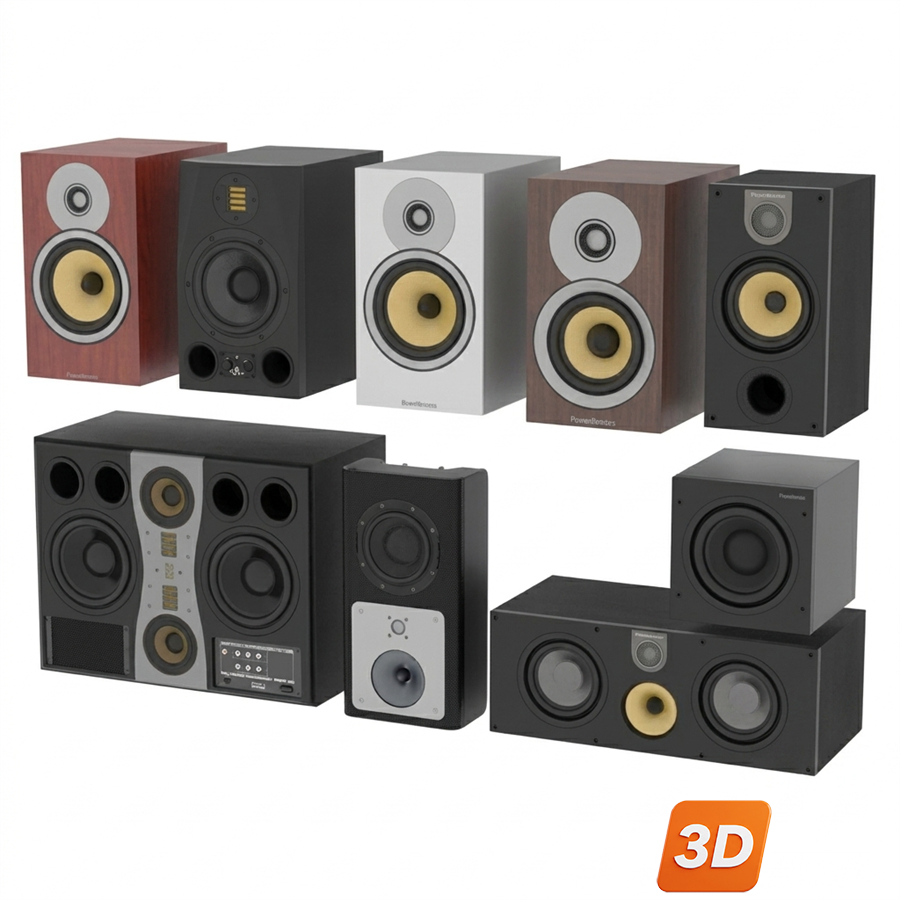 Audio tech 3D Models